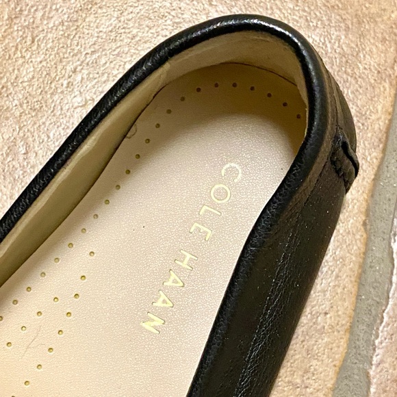 Cole Haan Evelyn Bow Driver Loafer 7.5 Black - Picture 6 of 10